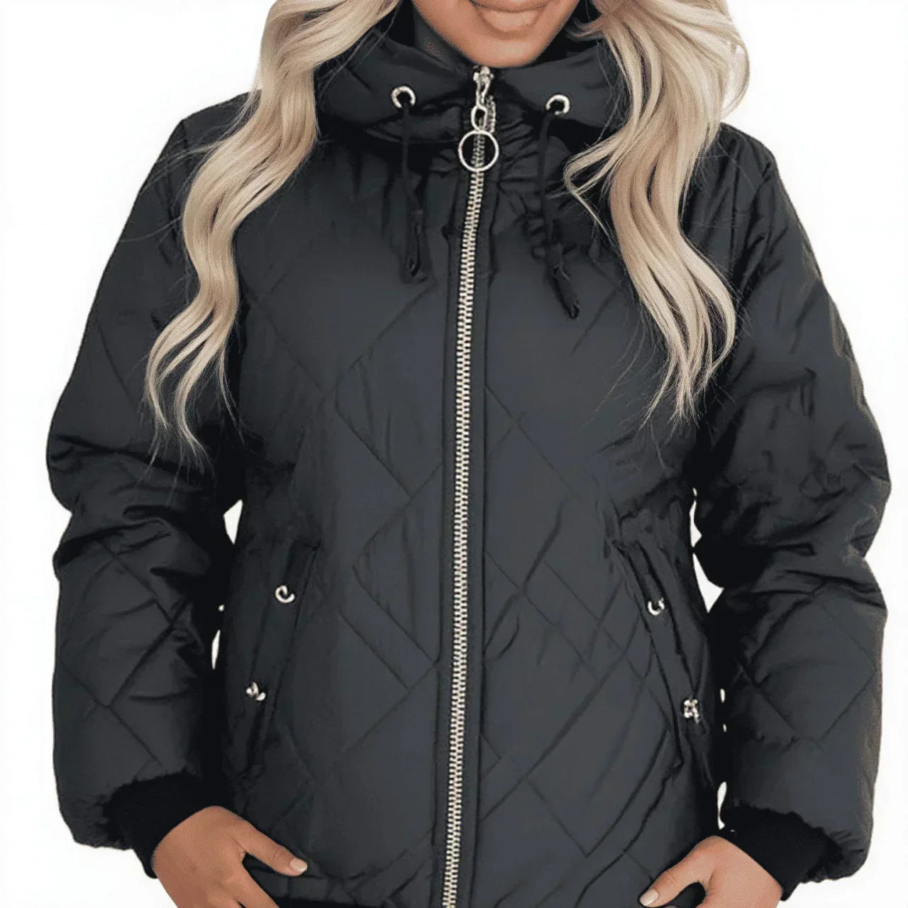 UrbanGlanz™ Thermojacke mit Hochwertiger Steppung und Hohem Kragen / Warmer Komfort mit Raffiniertem Design!