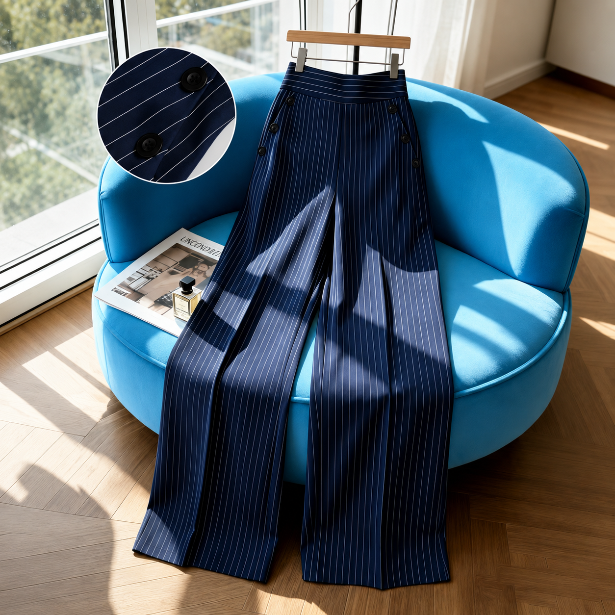 Bellagio™ Palazzo-Hose mit Schneiderkunst-Passform und Natürlicher Eleganz
