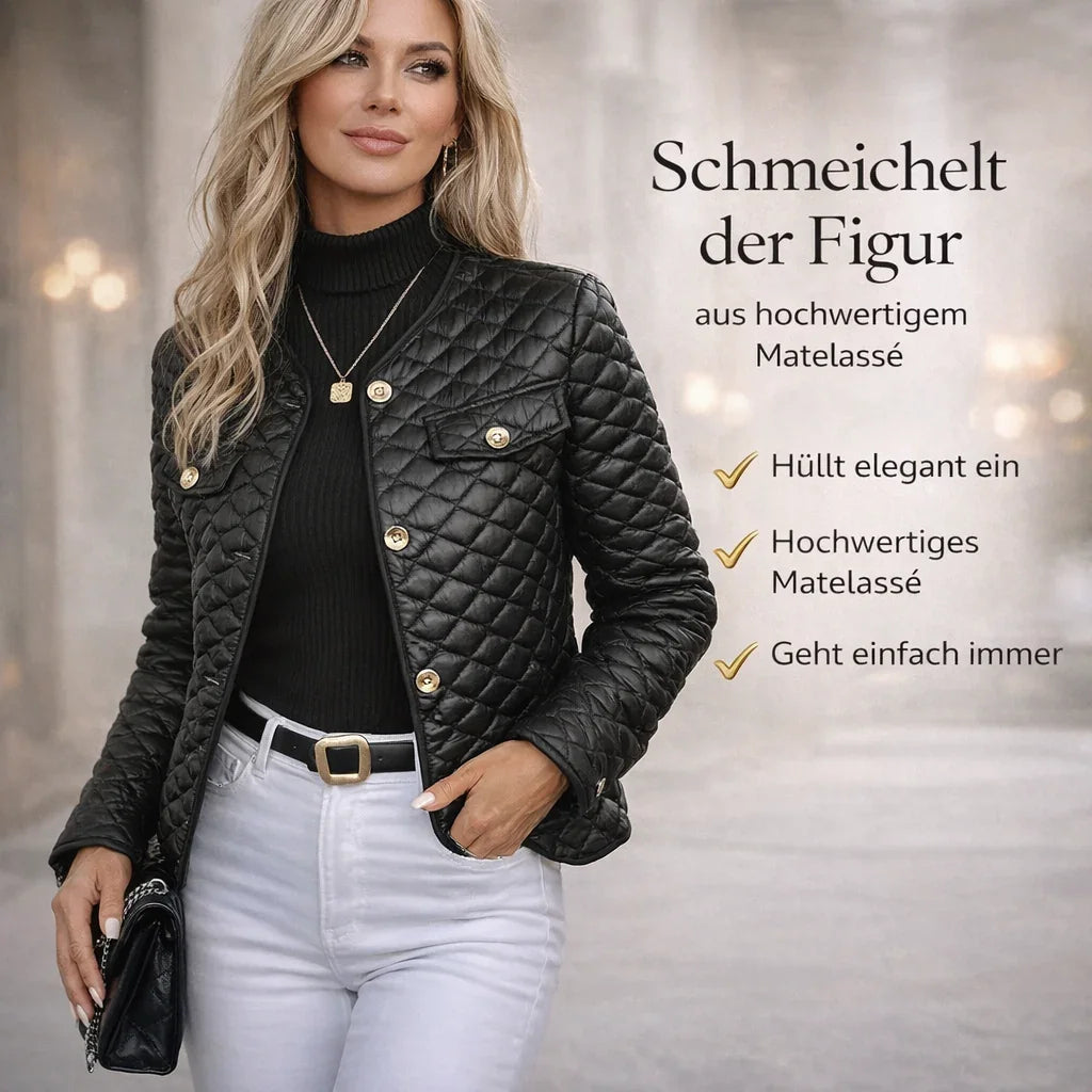 Signatur-Chic™ Jacke aus Hochwertigem Matelassé