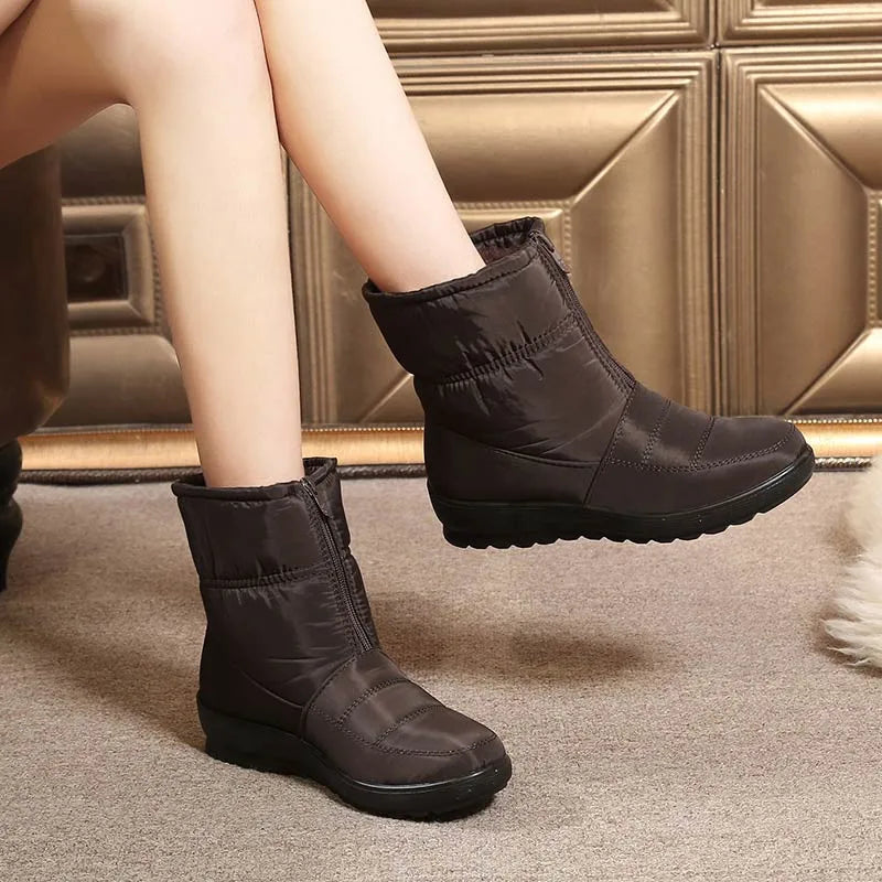 Sibirien™ Stiefel mit Plüschfutter, rutschfester Sohle und Wasserdichtigkeit / Schutz, Komfort und Stil für die kältesten Tage!