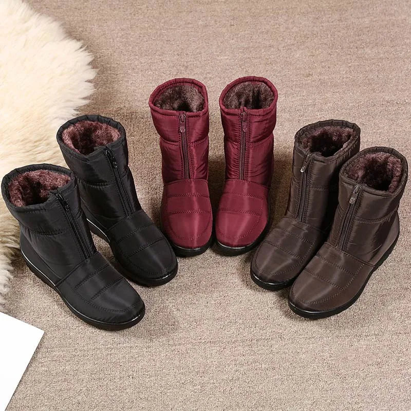 Sibirien™ Stiefel mit Plüschfutter, rutschfester Sohle und Wasserdichtigkeit / Schutz, Komfort und Stil für die kältesten Tage!