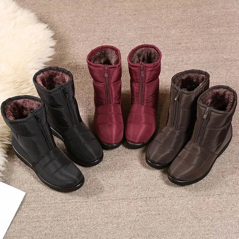 Sibirien™ Stiefel mit Plüschfutter, rutschfester Sohle und Wasserdichtigkeit / Schutz, Komfort und Stil für die kältesten Tage!
