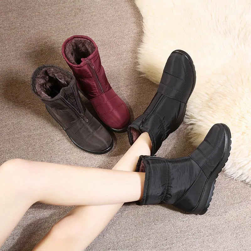 Sibirien™ Stiefel mit Plüschfutter, rutschfester Sohle und Wasserdichtigkeit / Schutz, Komfort und Stil für die kältesten Tage!