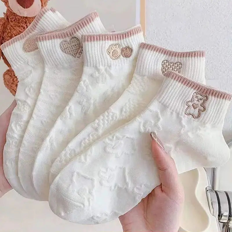 🔥 10 STÜCK ZUM PREIS VON 5 🔥 Aphrodite™ Socken-Set Delicate Touch – Komfort und Eleganz für Ihre Füße, jeden Tag!