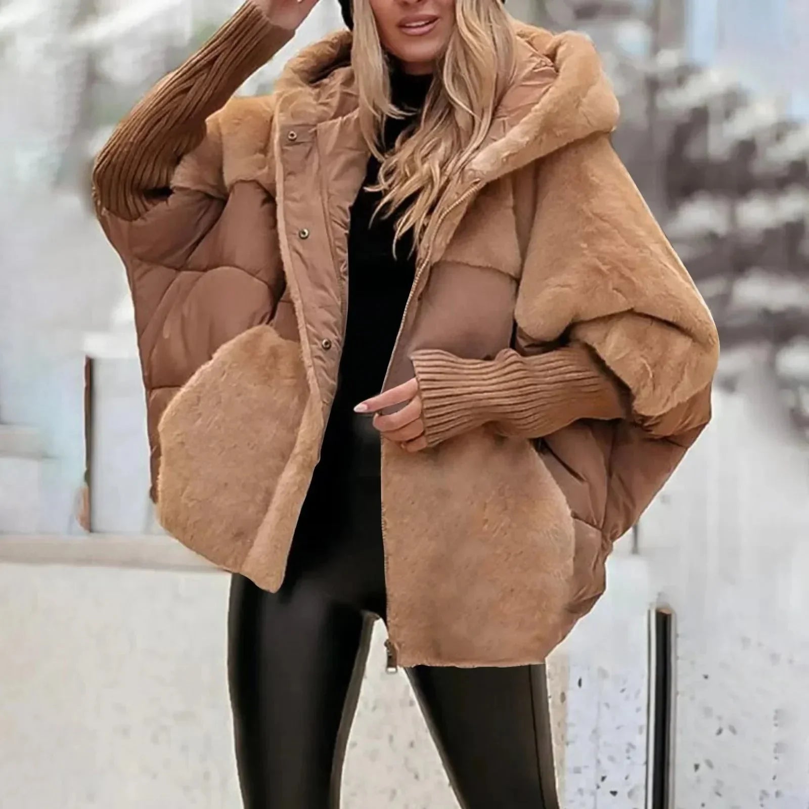 Berlin™ Jacke mit hochwertiger Puffer- und Plüsch-Verarbeitung / Anspruchsvoller Komfort für Damen mit Präsenz!