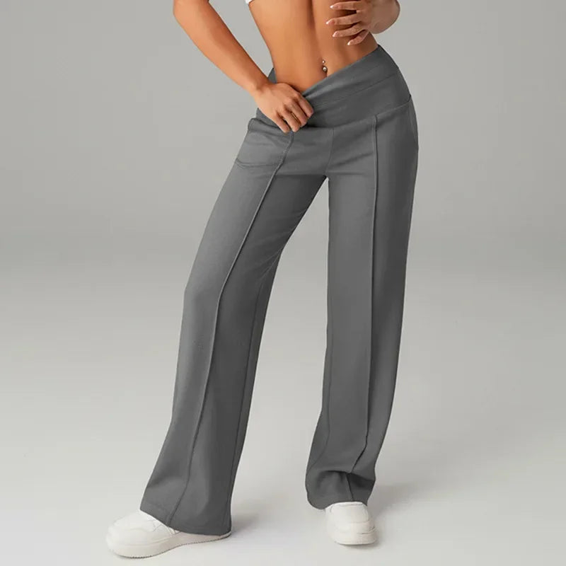 Barcelona™ Damenhose mit hohem, formendem Bund und geradem, lockerem und komfortablem Schnitt