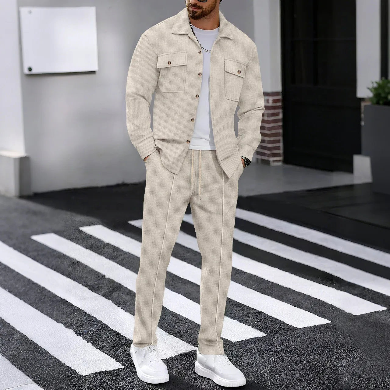 Dominus Elite™ Set mit Moderner Jacke und Slim-Fit-Hose