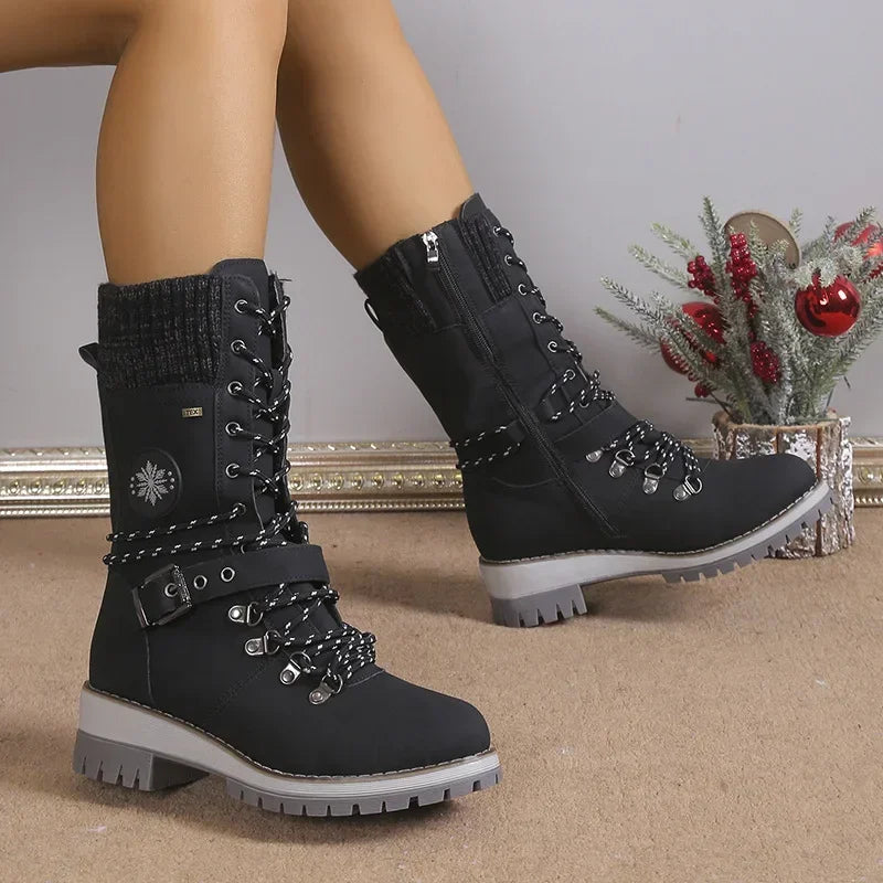 WinterHafen™ Wasserdichte Stiefel mit Weichem Fleecefutter und Rutschfester Sohle / Gemacht für die Kälte, Gedacht für Dich!
