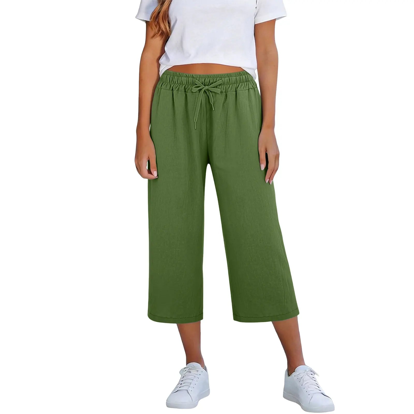 Lisia™ Culotte-Hose Mit Elastischem Bund Und Verstellbarem Kordelzug