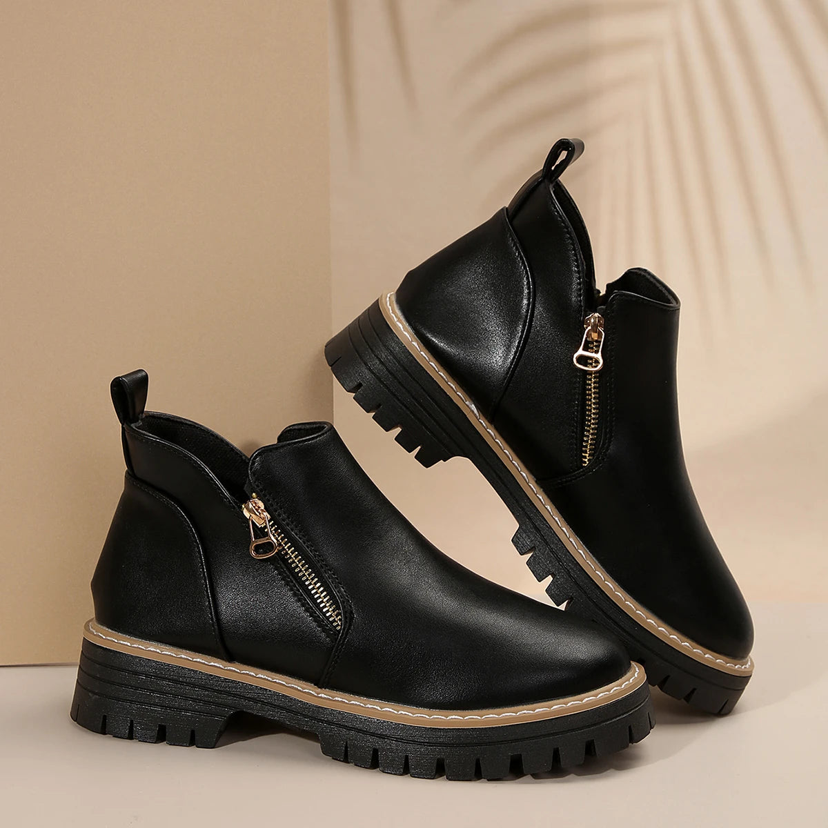 Kallix™ Stiefeletten mit Seitlichem Reißverschluss