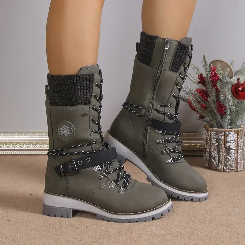 WinterHafen™ Wasserdichte Stiefel mit Weichem Fleecefutter und Rutschfester Sohle / Gemacht für die Kälte, Gedacht für Dich!