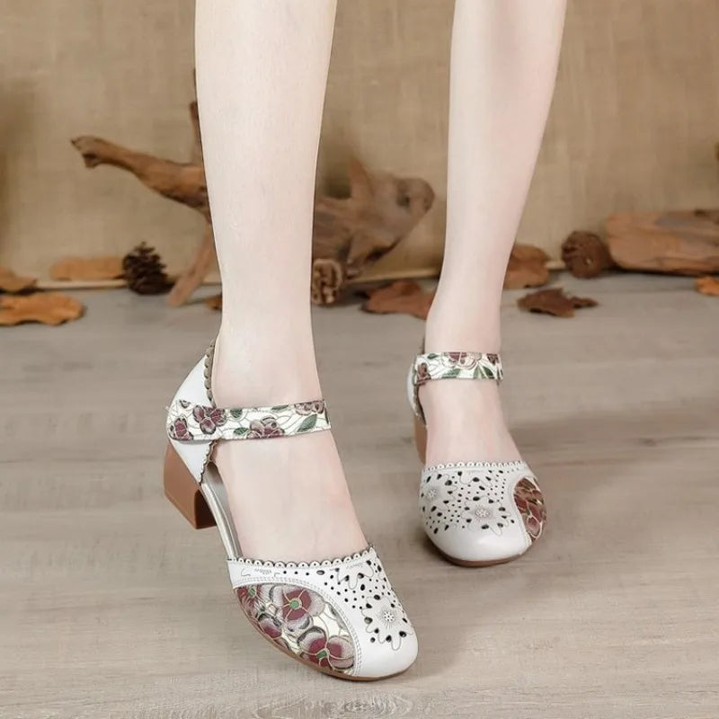 Beatrice™-Schuh mit Blockabsatz und verstellbarem Verschluss