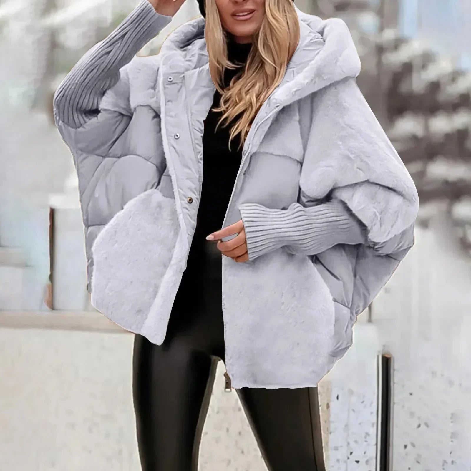Berlin™ Jacke mit hochwertiger Puffer- und Plüsch-Verarbeitung / Anspruchsvoller Komfort für Damen mit Präsenz!