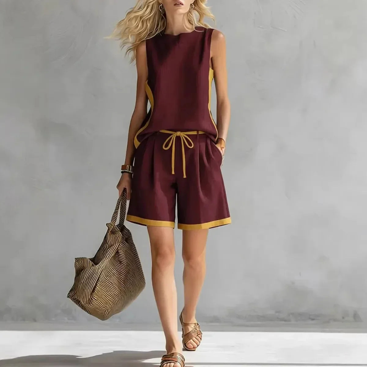 Minimalistisches Set Frische Linie™ mit kontrastierendem Abschluss