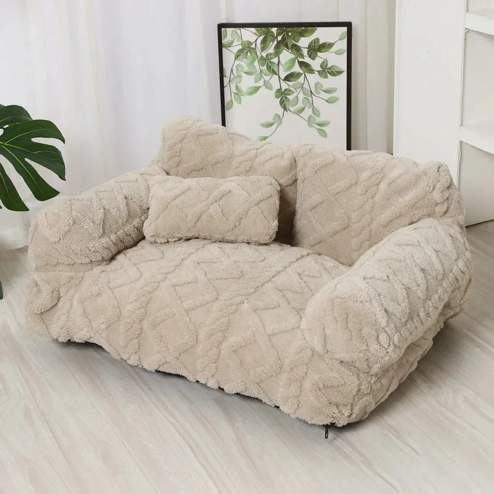 Modern Haus™ Haustierbett im Sofa-Design mit Premium-Design und Kuscheligem Komfort