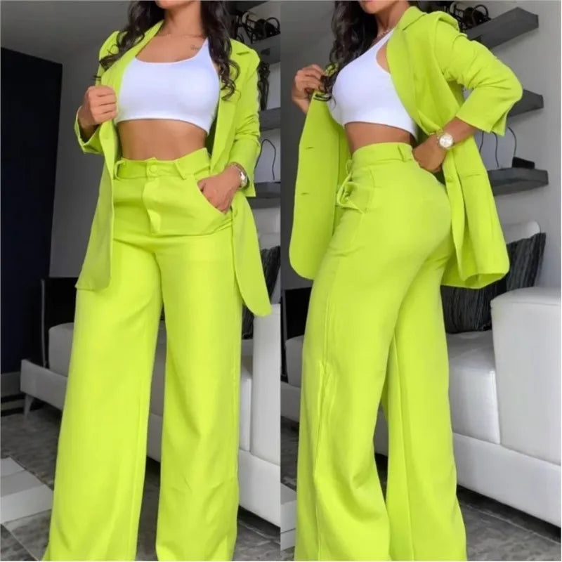Hosenanzug Silvana™ mit Blazer im klassischen Schnitt, Marlenehose und hoher Taille