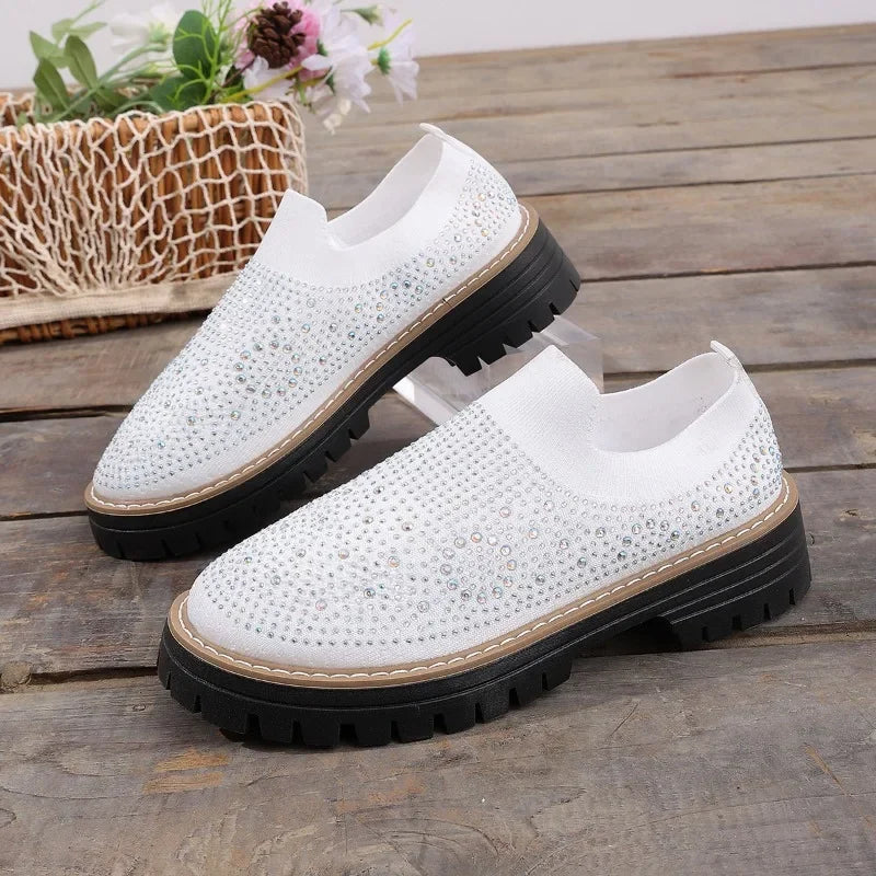 Urbaner Glanz™ Slip-On Sneaker mit Profilplateau