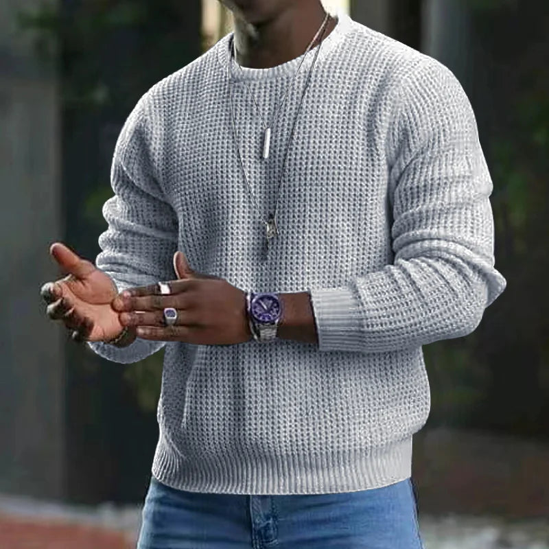 Bastian™ Pullover mit Strukturiertem Reliefstrick und Geradem, Markantem Fall