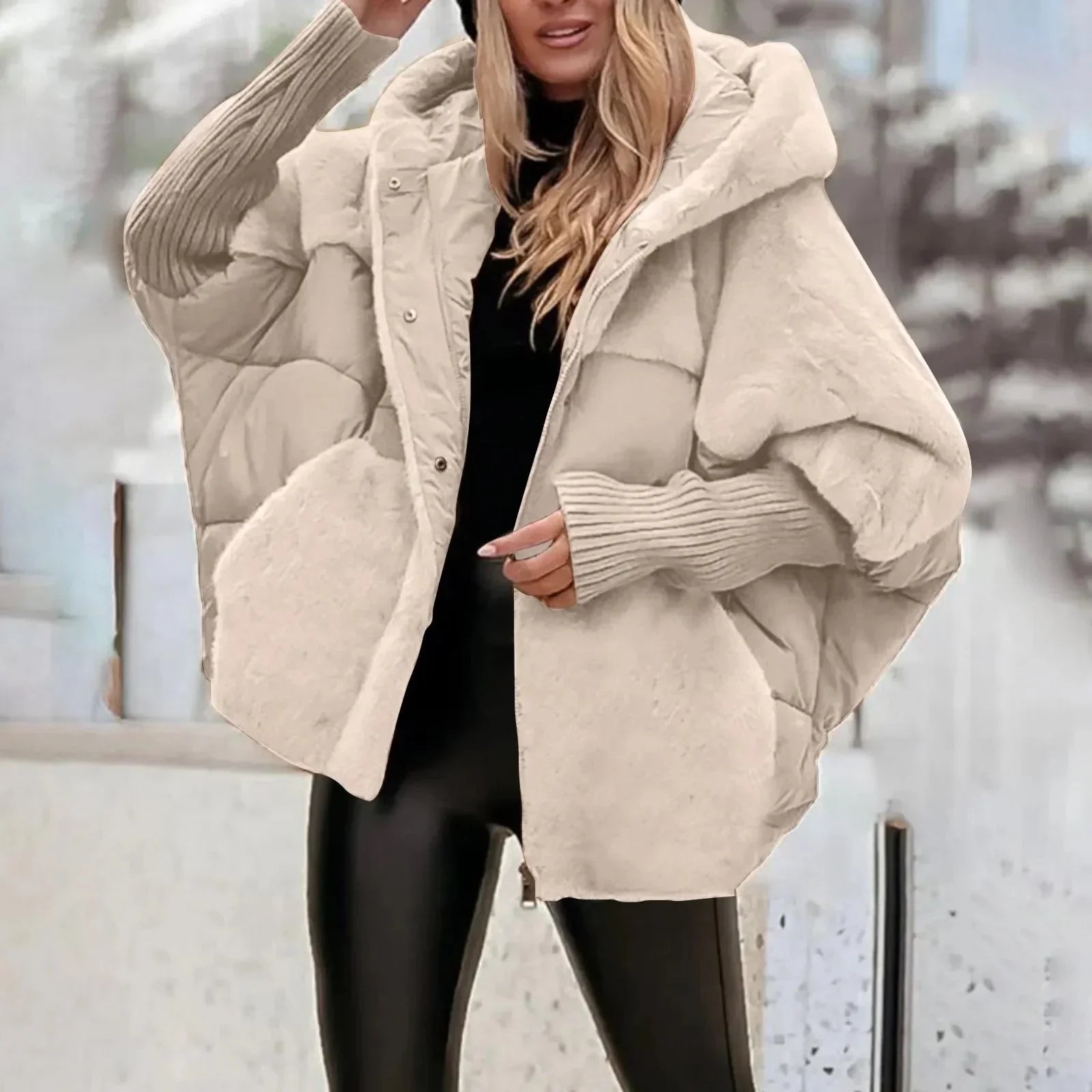 Berlin™ Jacke mit hochwertiger Puffer- und Plüsch-Verarbeitung / Anspruchsvoller Komfort für Damen mit Präsenz!