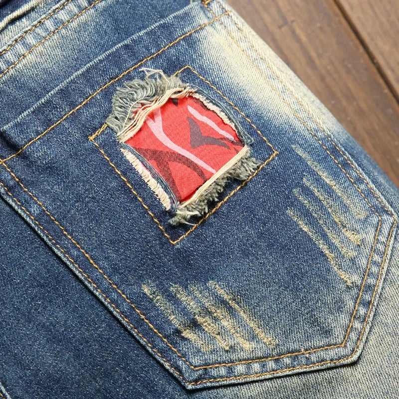 Dante™ Premium-Denim-Shorts mit Stone-Wash-Optik