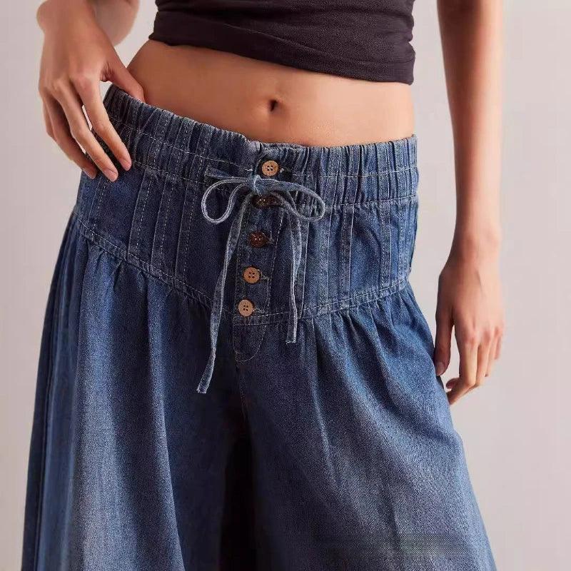 Solen™ Damenhose aus weichem Denim mit hoher Taille