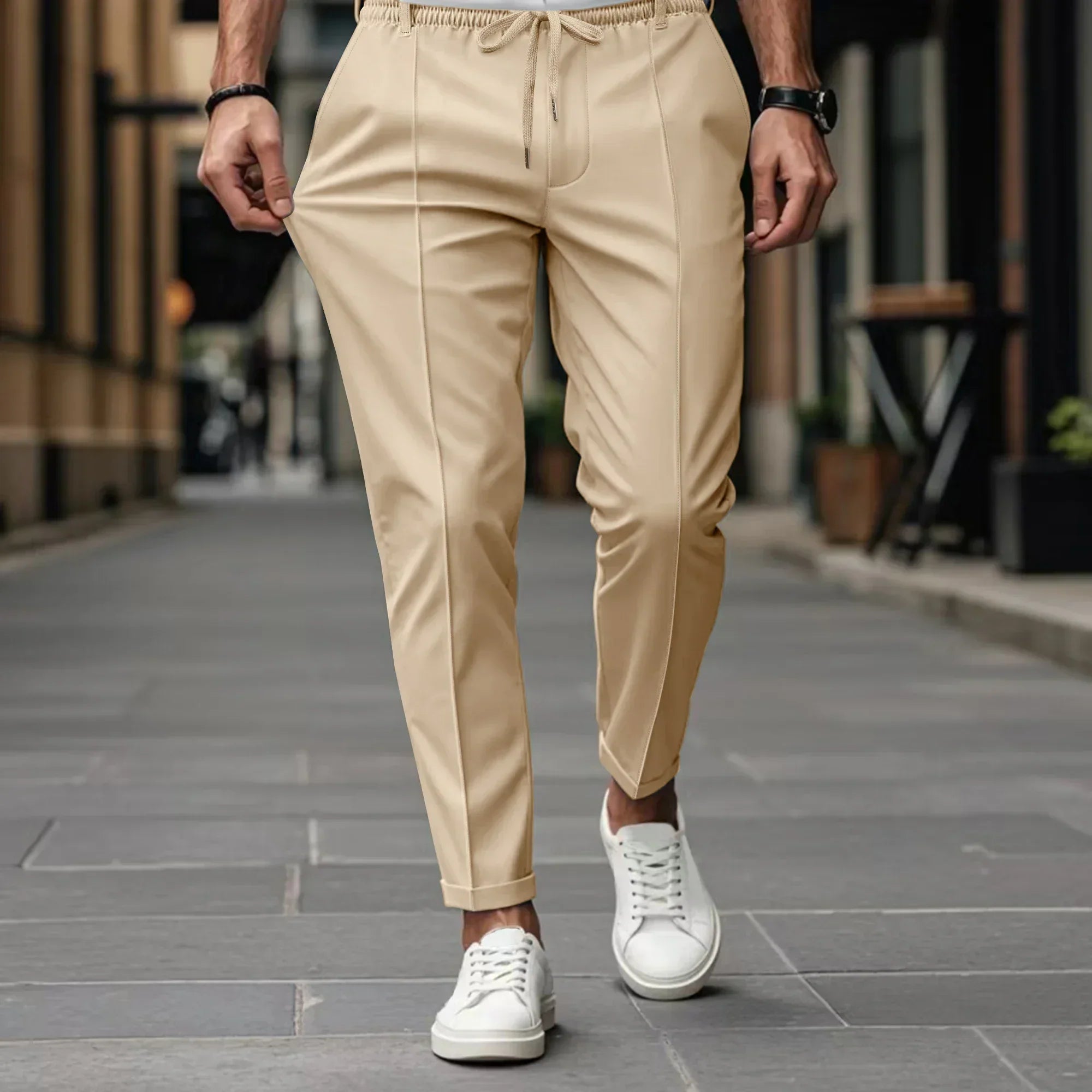 Valerius™-Hose in Schneiderkunst mit Komfort-Schnitt / Minimalismus auf hohem Niveau!