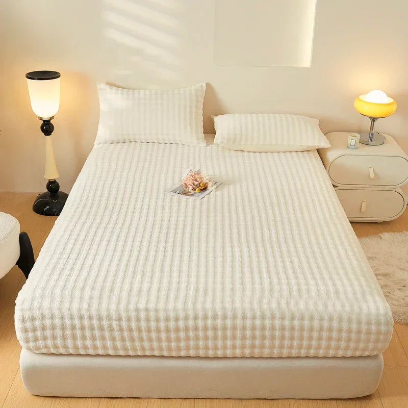 Bettwäsche-Set aus samtigem und flauschigem Stoff / Extreme Weichheit für mehr Komfort beim Schlafen!