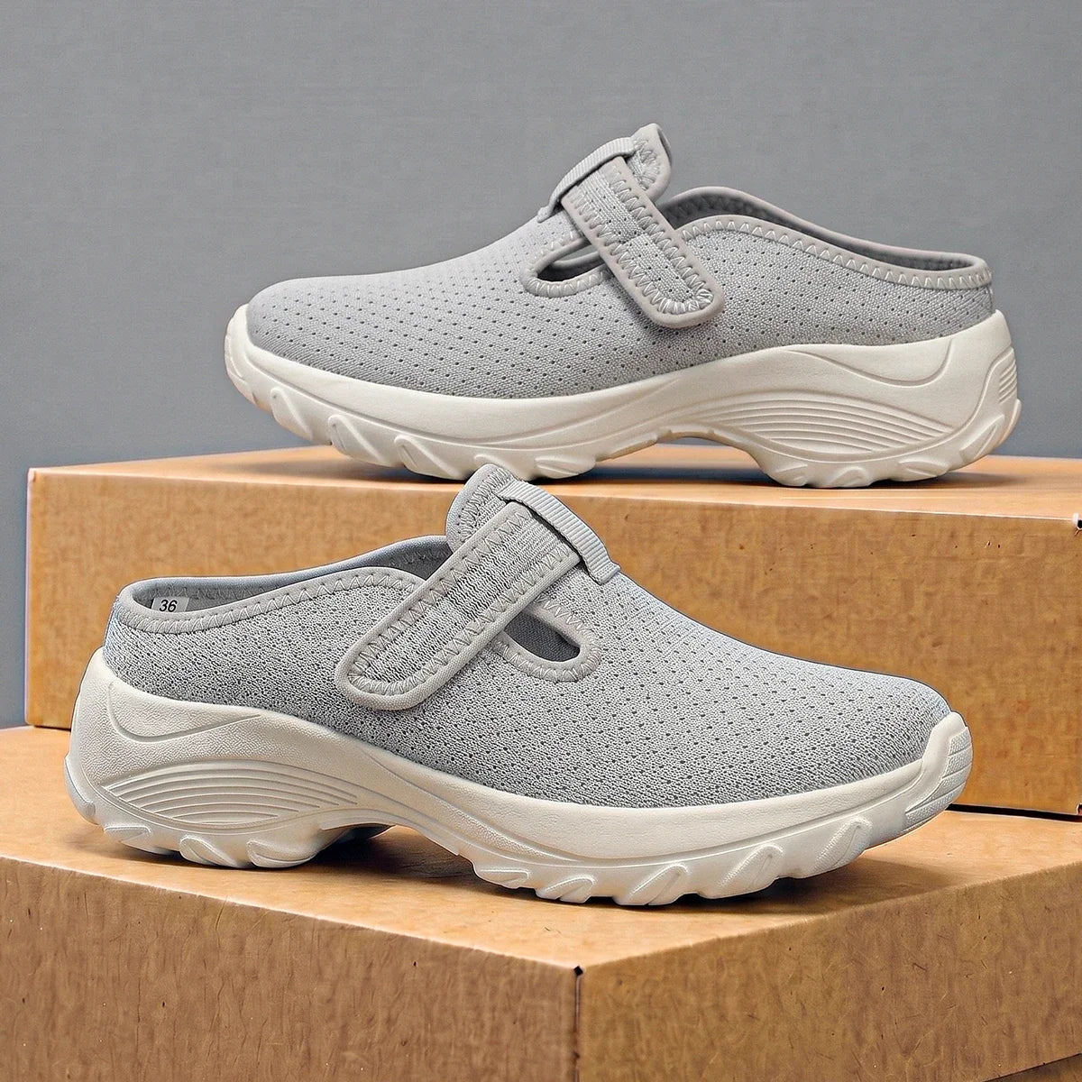 Mule-Sneaker Virela™ mit Atmungsaktivem Mesh-Obermaterial und Anatomischer Sportssohle