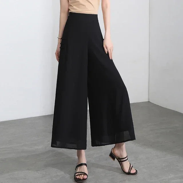 Riviera Eleganz™ Weite Hose mit Überwurf