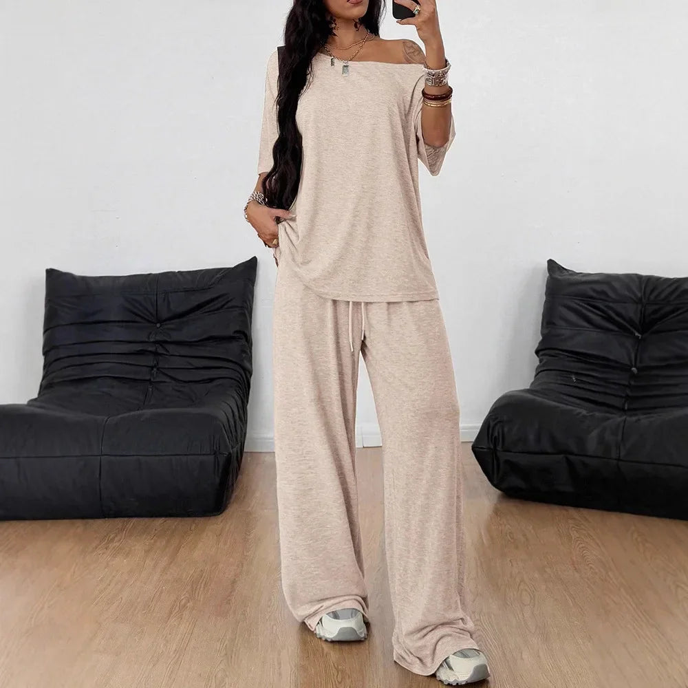 Belmara™ Set mit Lockerem Schnitt und Verstellbarer Taille