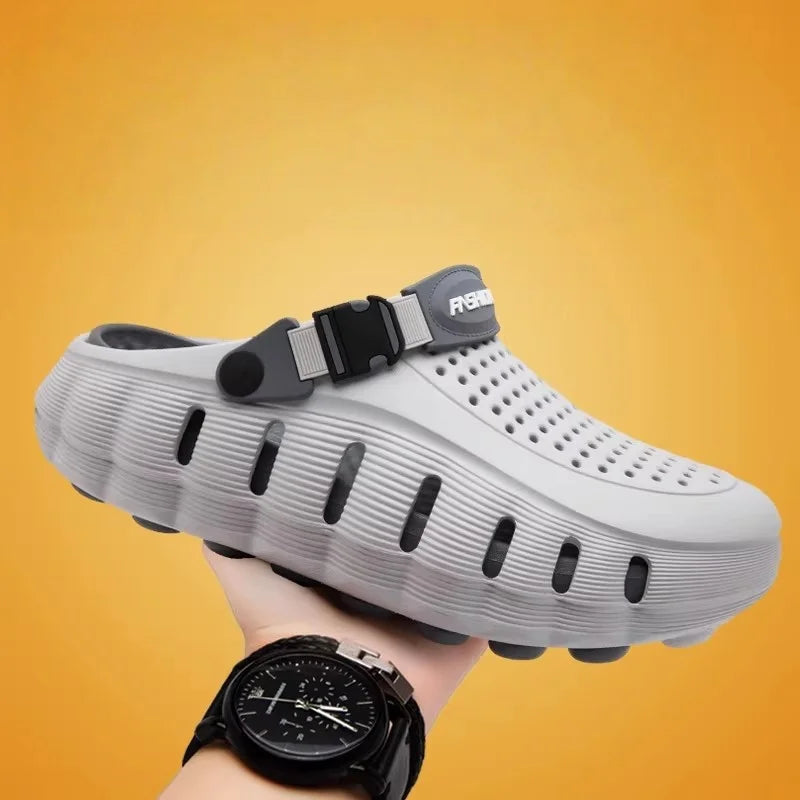 Clog Orven™ mit Massage-Fußbett und 5-cm-Plateausohle mit federnder Dämpfung