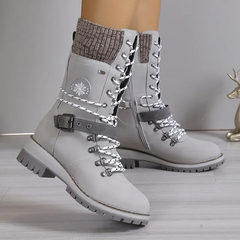 WinterHafen™ Wasserdichte Stiefel mit Weichem Fleecefutter und Rutschfester Sohle / Gemacht für die Kälte, Gedacht für Dich!