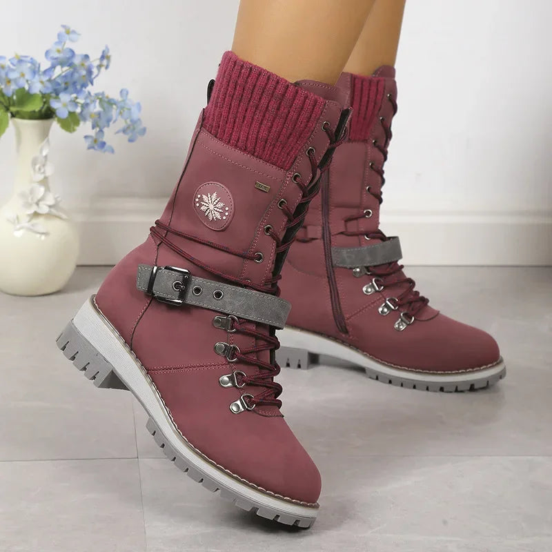 WinterHafen™ Wasserdichte Stiefel mit Weichem Fleecefutter und Rutschfester Sohle / Gemacht für die Kälte, Gedacht für Dich!