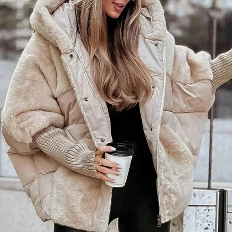 Berlin™ Jacke mit hochwertiger Puffer- und Plüsch-Verarbeitung / Anspruchsvoller Komfort für Damen mit Präsenz!