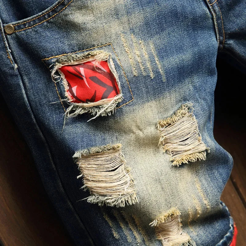 Dante™ Premium-Denim-Shorts mit Stone-Wash-Optik