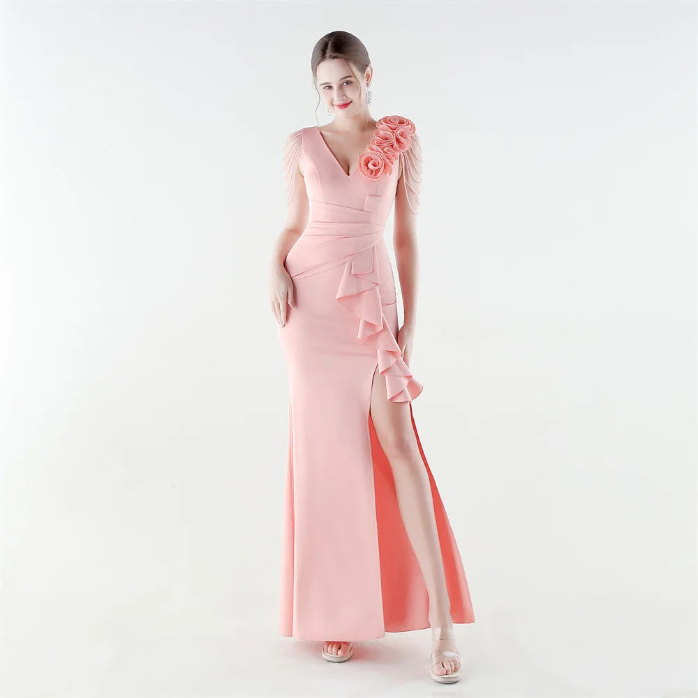 Aurielle™ Kleid mit Verziertem Schulterdesign und Premium-Verarbeitung