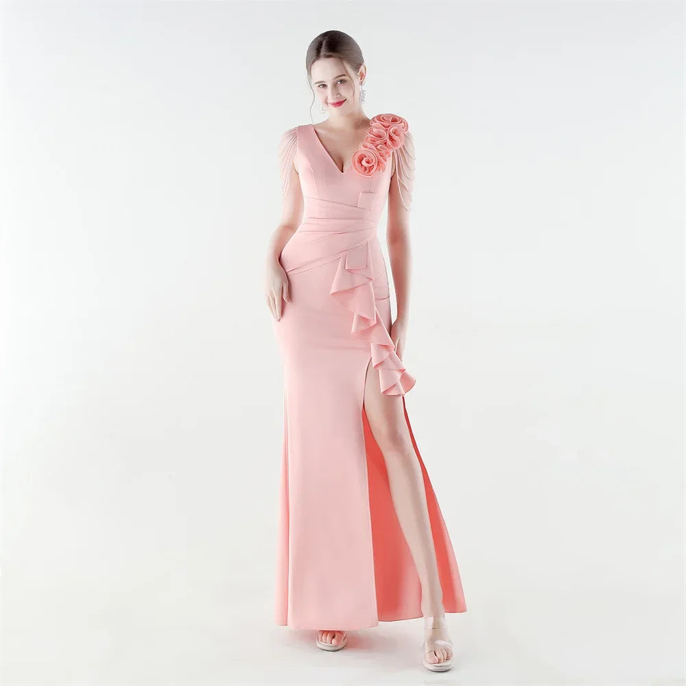 Aurielle™ Kleid mit Verziertem Schulterdesign und Premium-Verarbeitung