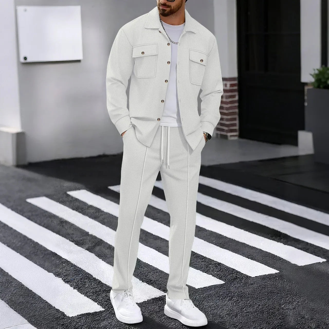 Dominus Elite™ Set mit Moderner Jacke und Slim-Fit-Hose