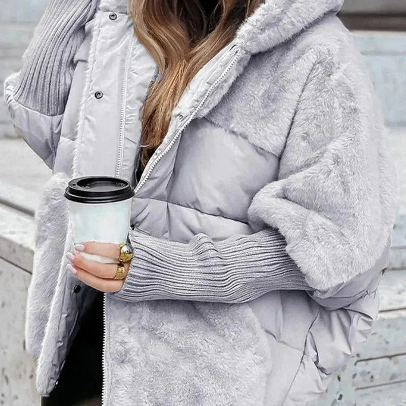 Berlin™ Jacke mit hochwertiger Puffer- und Plüsch-Verarbeitung / Anspruchsvoller Komfort für Damen mit Präsenz!