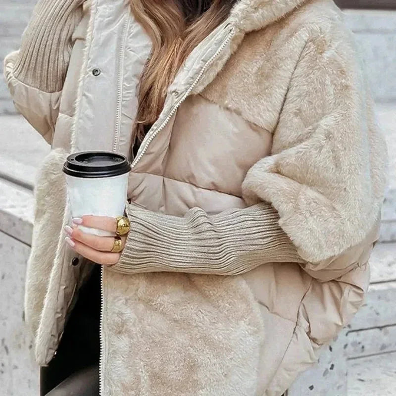 Berlin™ Jacke mit hochwertiger Puffer- und Plüsch-Verarbeitung / Anspruchsvoller Komfort für Damen mit Präsenz!
