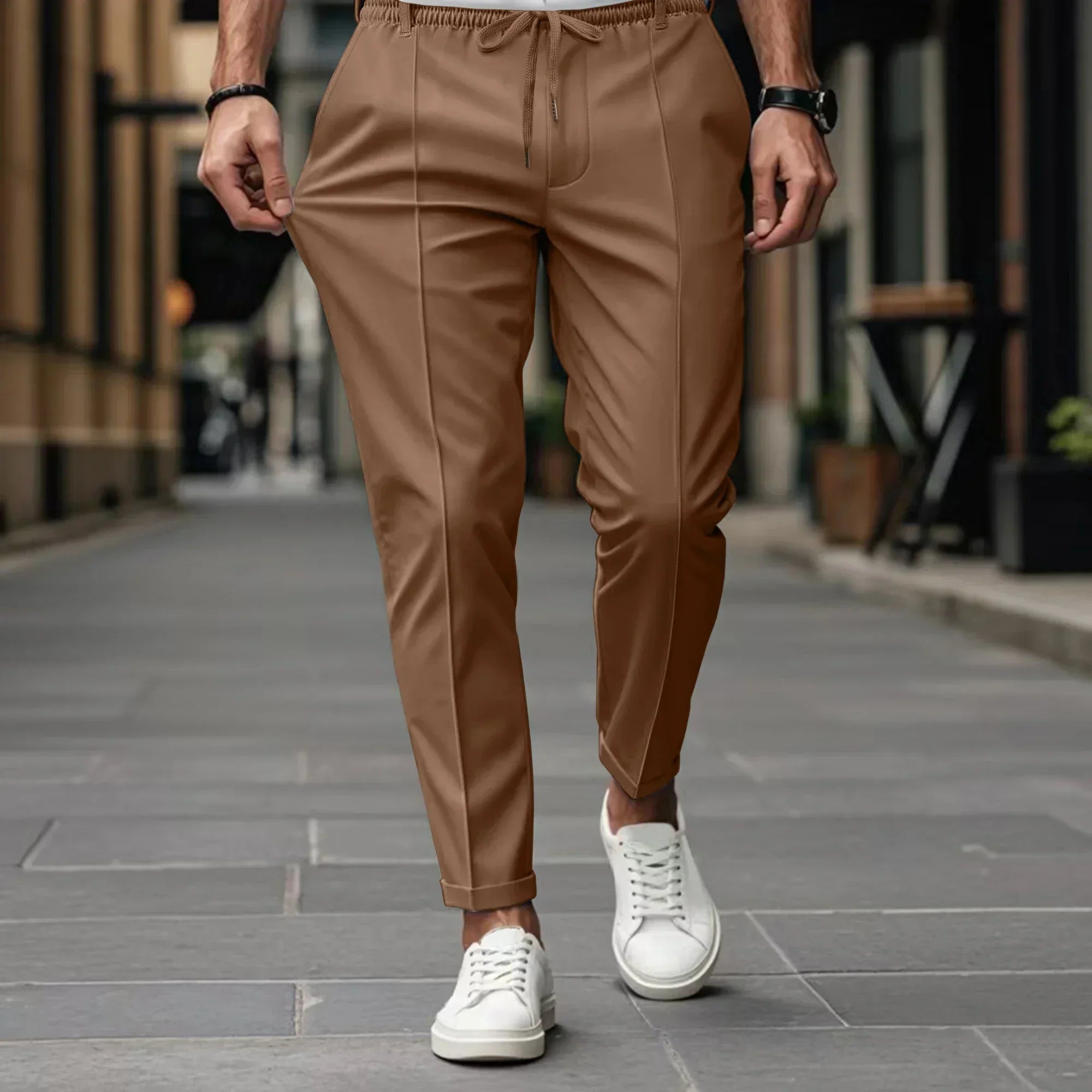 Valerius™-Hose in Schneiderkunst mit Komfort-Schnitt / Minimalismus auf hohem Niveau!