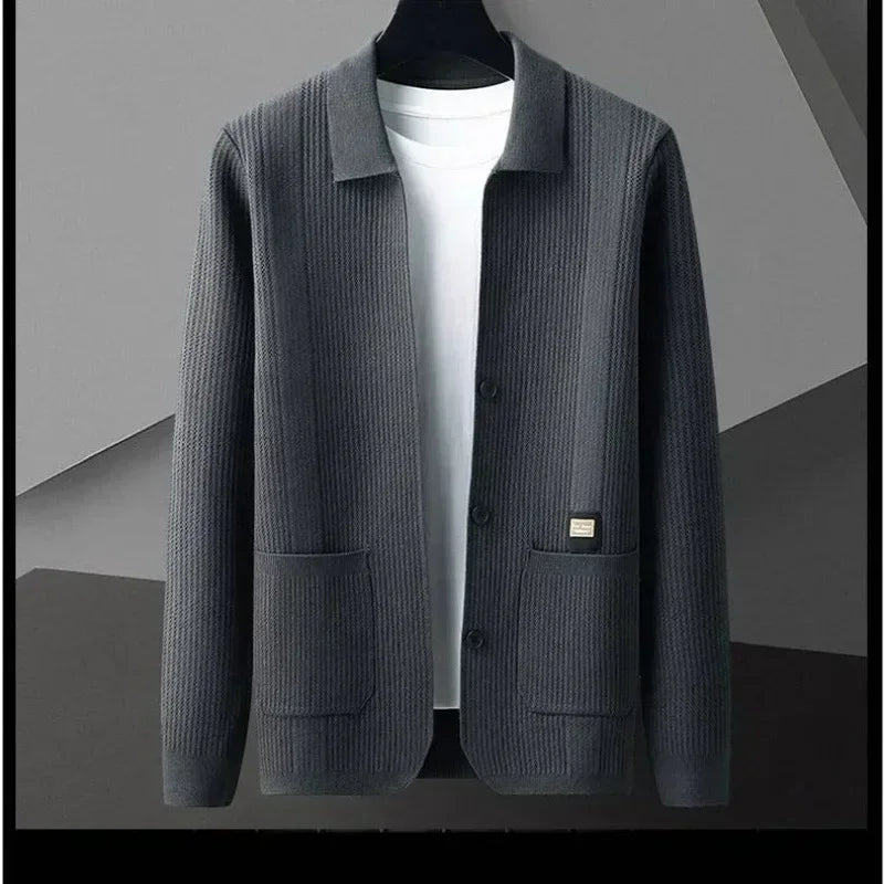 Nolan™ Strickjacke aus Strukturiertem Strick mit Hochwertiger Verarbeitung / Lässige Eleganz für Kühlere Tage!