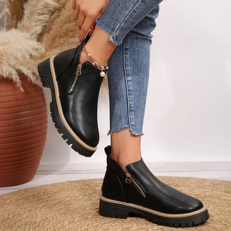 Kallix™ Stiefeletten mit Seitlichem Reißverschluss
