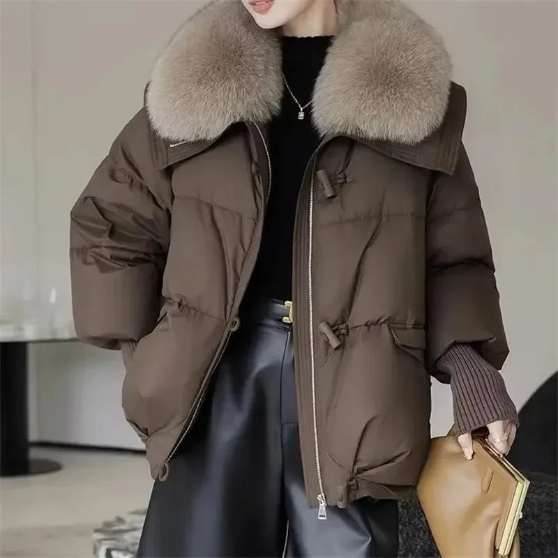 Arctic Lux™ Premium - PufferJacke mit Luxuriösem Pelzkragen / Maximaler Schutz vor Kälte mit Stil!
