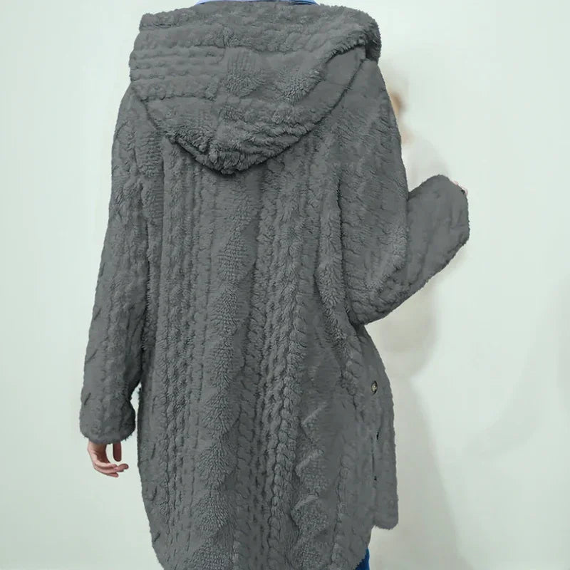 Winterfeld™ Long Fit Fleece Mantel / Komfort und Charme an den Kältesten Tagen!