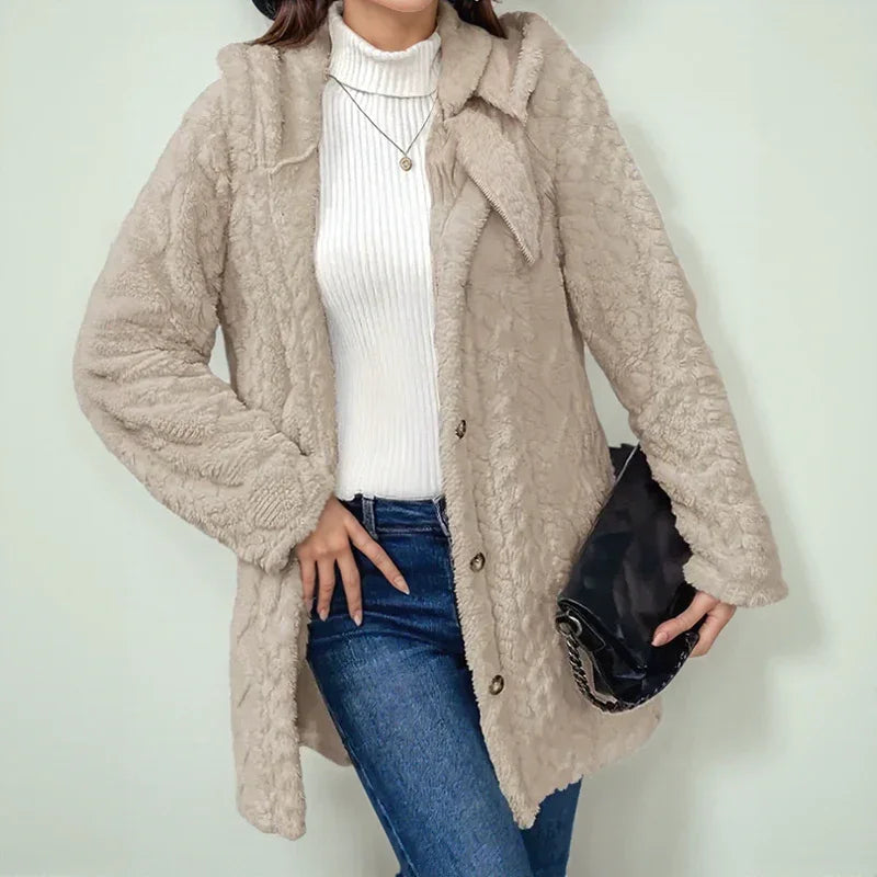 Winterfeld™ Long Fit Fleece Mantel / Komfort und Charme an den Kältesten Tagen!
