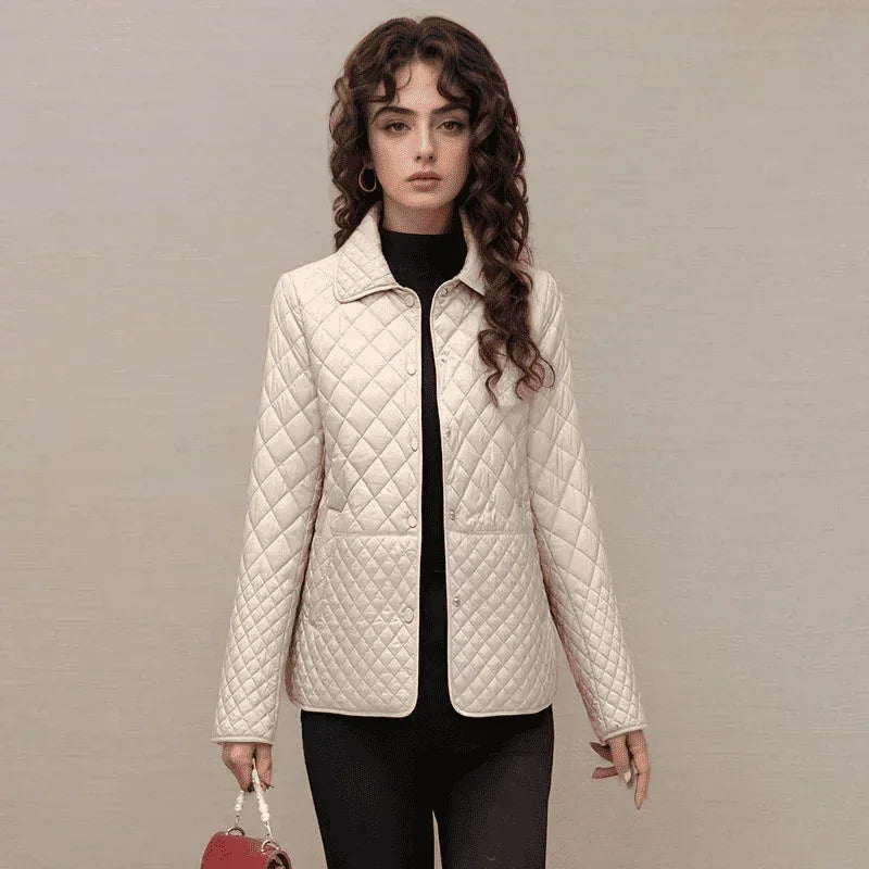 Evoke™ Steppjacke mit Baumwolle und Steppstruktur / Raffinesse und Leichtigkeit für Lhren Eleganten Winter!