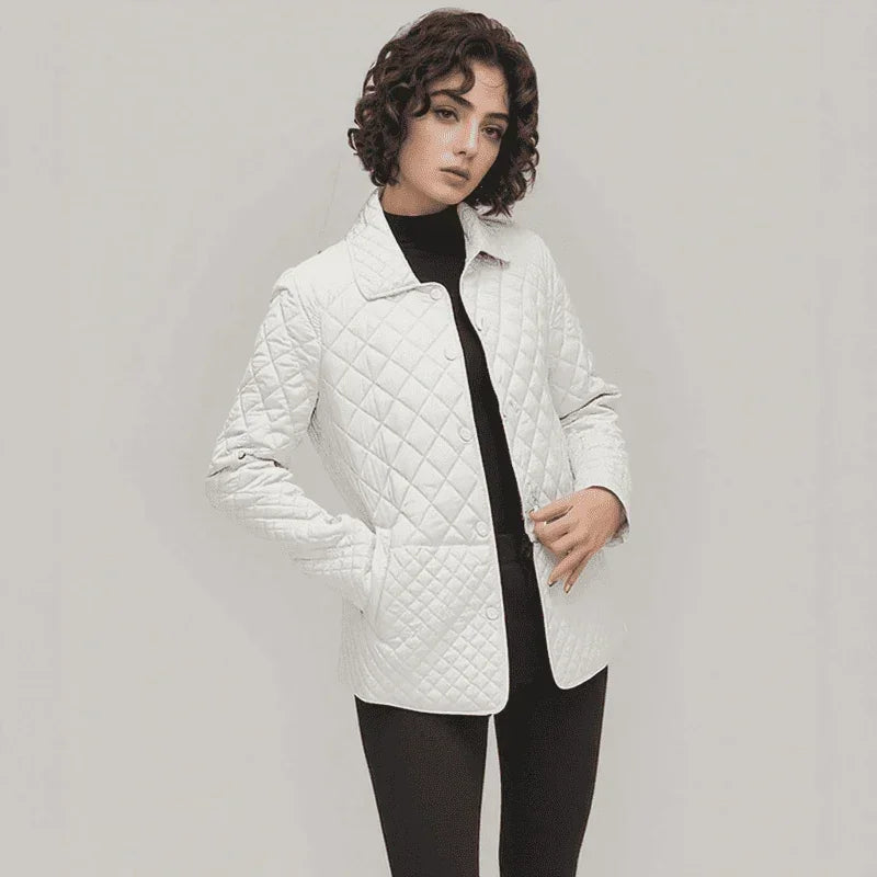Evoke™ Steppjacke mit Baumwolle und Steppstruktur / Raffinesse und Leichtigkeit für Lhren Eleganten Winter!