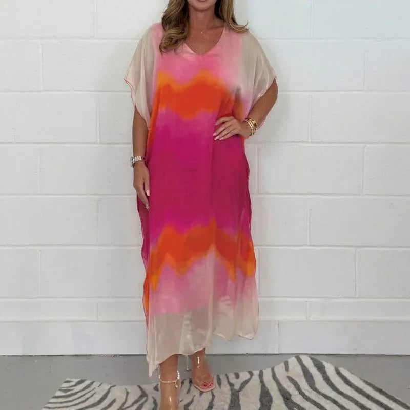 Doha™ Voile-Kleid-Set mit Schleier-Effekt und Kimonoärmeln