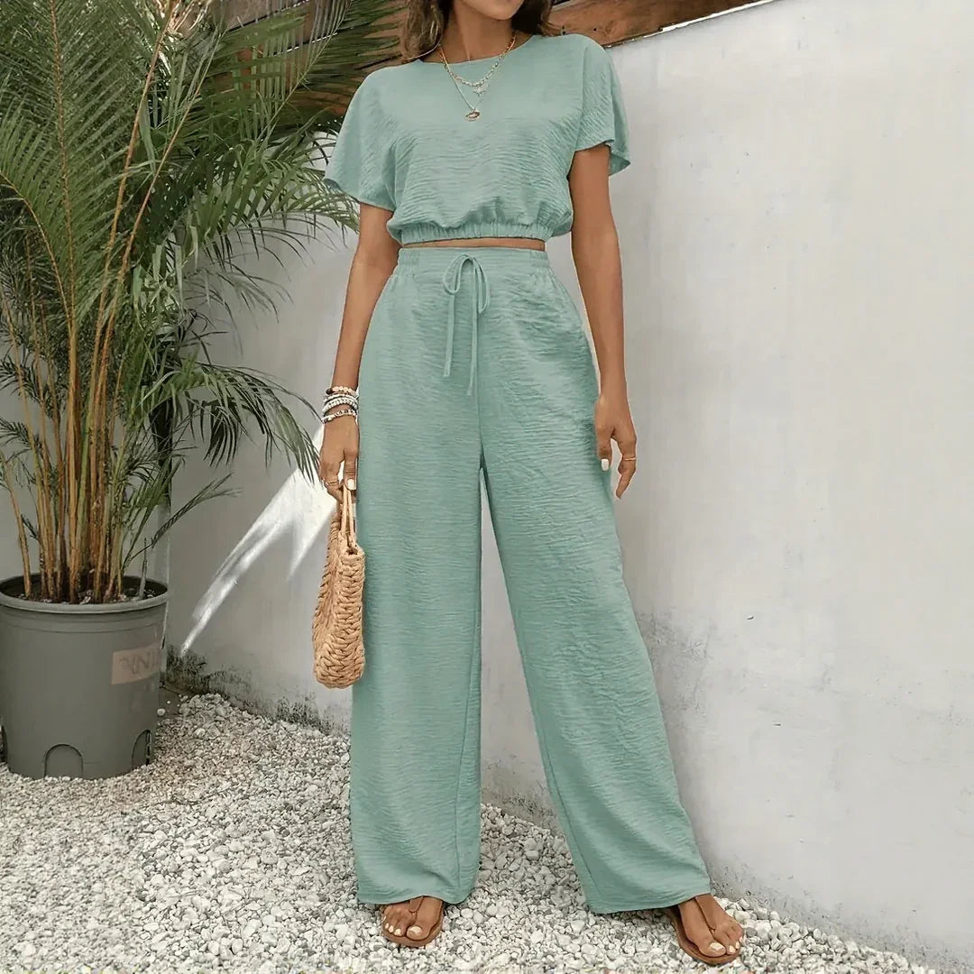 Aurelisse™-Set aus Baumwoll-Leinen mit Lockerem Schnitt
